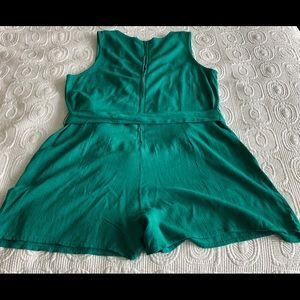 GB Girls green short romper/jumpsuit size 16